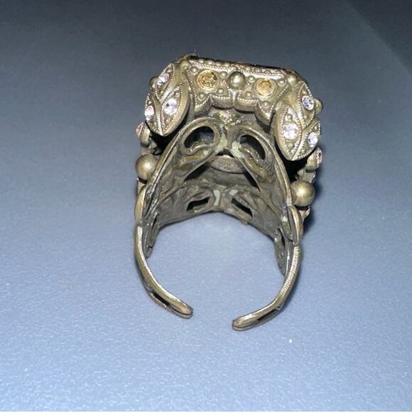 SORRELLI - Emerald Cut Oversized Cocktail Ring - Picture 7 of 8